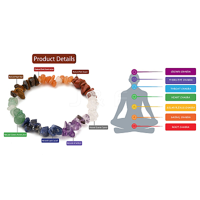 Chakra Jewelry X-BJEW-JB05535-1