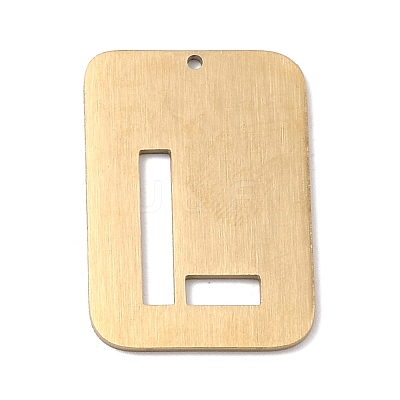 Ion Plating(IP) 304 Stainless Steel Pendants STAS-K216-49L-G-1