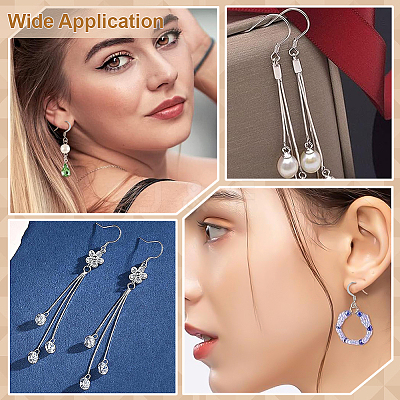 160Pcs 304 Stainless Steel French Earring Hooks STAS-ME0001-53P-1