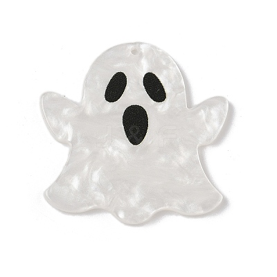Opaque Acrylic Pendants OACR-D311-001B-1