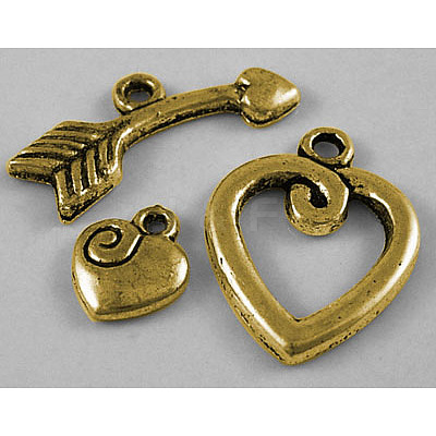Tibetan Style Alloy Toggle Clasps LS-GLF5027Y-1