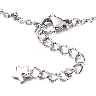 Tarnish Resistant 304 Stainless Steel Cable Chain BJEW-JB05632-01-1