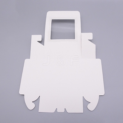 Marble Pattern Paper Cardboard Jewelry Boxes X-CON-WH0039-08-1