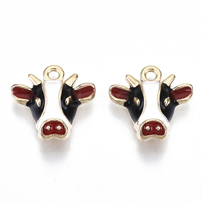 Alloy Enamel Charms X-PALLOY-N160-008-RS-1