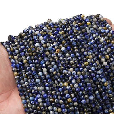 Natural Lapis Lazuli Beads Strands G-RM2025-A41-4mm-A-1