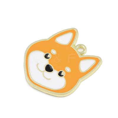 Alloy Enamel Pendants ENAM-I066-01G-09-1