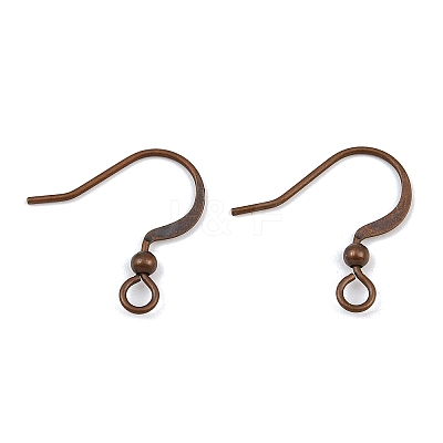 Brass French Earring Hooks KK-Q369-RC-1
