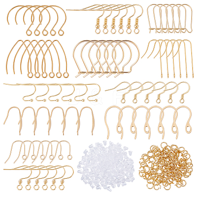 304 Stainless Steel & 316 Surgical Stainless Steel Earring Hooks Sets STAS-ME0001-12-1