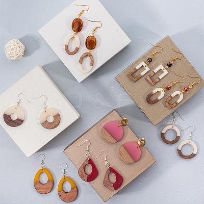 Resin & Wood Pendants RESI-OL0001-10D-1