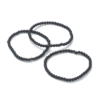 Glass Beaded Stretch Bracelets BJEW-D446-A-23-1