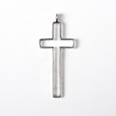 Tibetan Style Alloy Hollow Cross Pendants LS-EAA353Y-1