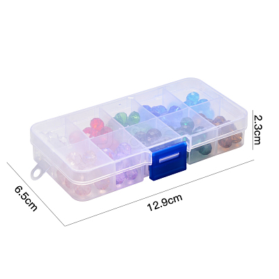 Transparent Glass Beads FPDL-S015-04D-01-B-1