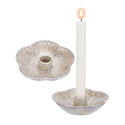 2Pcs Porcelain Candle Holders DJEW-PH0001-87B-1