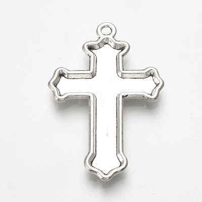 Tibetan Style Alloy Pendants TIBE-T010-08AS-RS-1