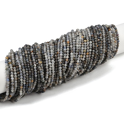 Natural Kyanite Beads Strands G-RM2025-A34-3mm-1