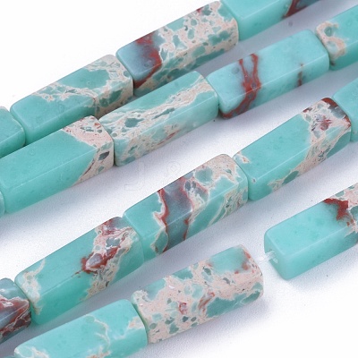 Synthetic Imperial Jasper Beads Strands X-G-E508-02G-1