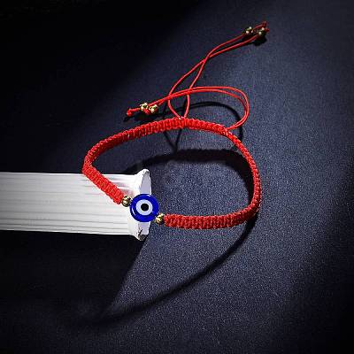 Adjustable Nylon Threads Braided Bead Bracelets BJEW-SZ0001-52-1