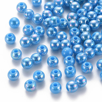 Opaque Acrylic Beads MACR-S370-D6mm-9-1