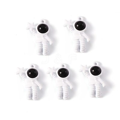 Spray Painted Alloy Pendants X-PALLOY-S135-033-RS-1