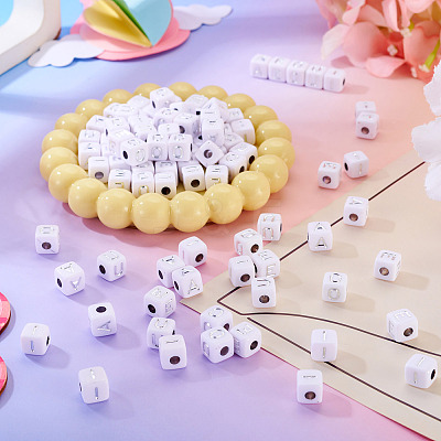 150Pcs 5 Styles Opaque Acrylic Beads SACR-TA0001-73-1