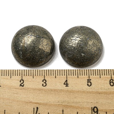 Natural Pyrite Cabochons G-C115-02A-41-1