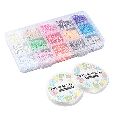 DIY Heishi Bracelet Making Kit DIY-YW0006-82-1