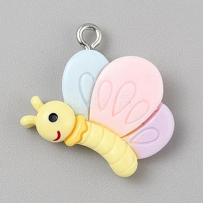 Opaque Resin Pendants RESI-CJC0020-37M-1