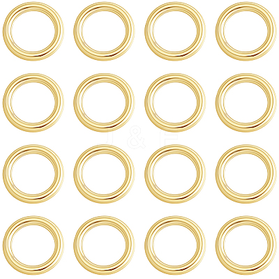 20Pcs 925 Sterling Silver Round Rings STER-BBC0009-64A-G-1