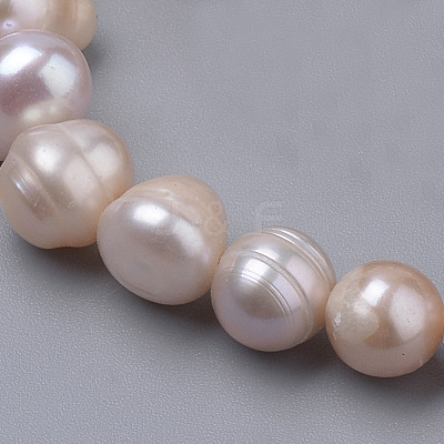 Pearl Stretch Bracelets X-PEAR-S012-58B-1