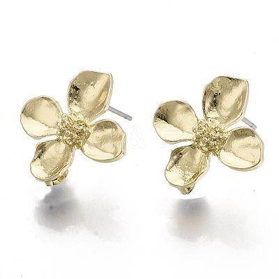 Alloy Stud Earring Findings PALLOY-N150-56-1