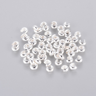 Brass Crimp Beads Covers KK-H290-NFS-NF-1
