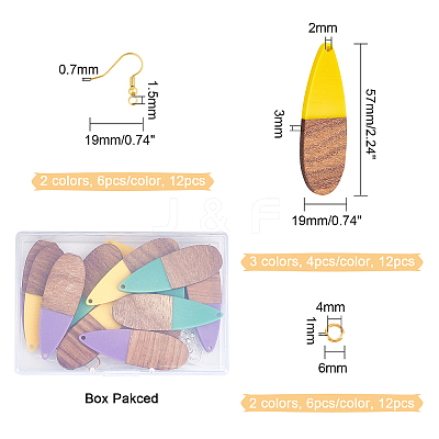 DIY Dangle Earring Making Kits DIY-OC0005-89-1