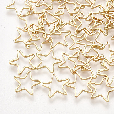 Brass Linking Rings KK-T035-98-1