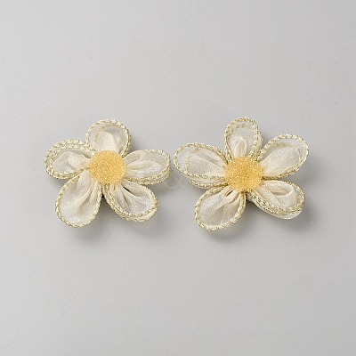 Lace & Plastic Detachable Shoe Buckle Clips FIND-WH0423-74A-1