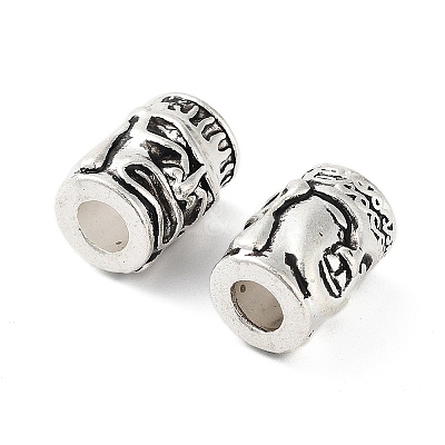 Tibetan Style Alloy Beads FIND-Q094-12C-AS-1