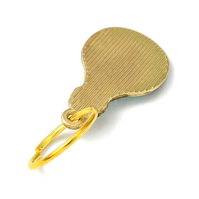 Alloy Printed Pendants PALLOY-JF02510-1