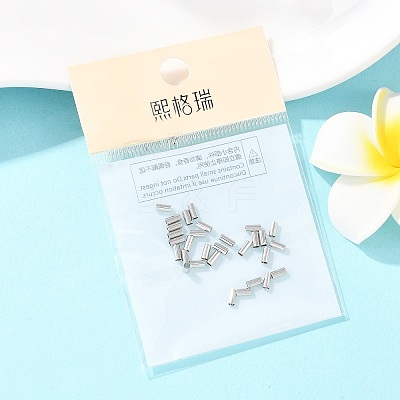 SHEGRACE Brass Tube Beads XGRPCP150-250P-1