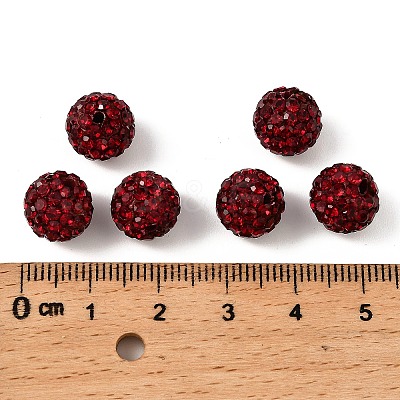 Pave Disco Ball Beads RB-H258-10MM-208-1