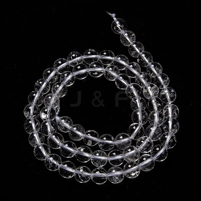 Natural Quartz Crystal Beads Strands G-H236-05A-6mm-1