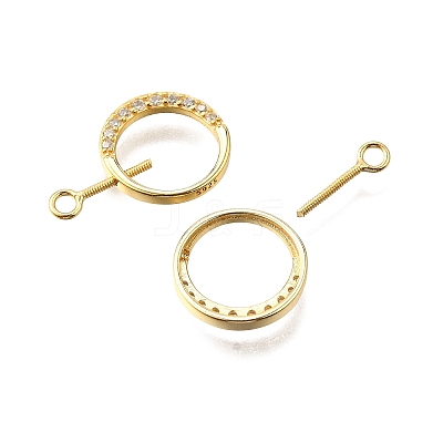 925 Sterling Silver Findings STER-D306-08G-1