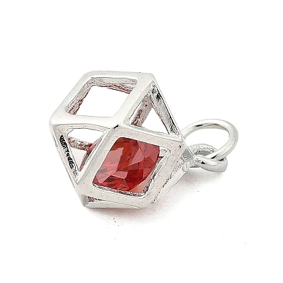 S925 Sterling Silver with Cubic Zirconia Charms LS-STER-Q006-07A-P-1
