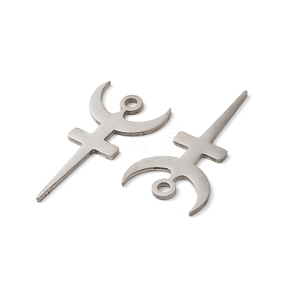Non-Tarnish 304 Stainless Steel Pendant STAS-H212-24P-1