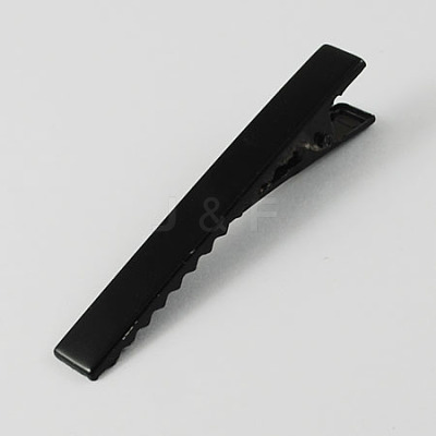 Iron Flat Alligator Hair Clip Findings X-PHAR-S039-56mm-1