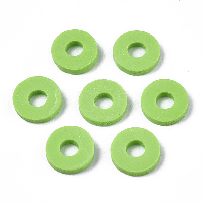 Handmade Polymer Clay Beads CLAY-R067-6.0mm-B49-1