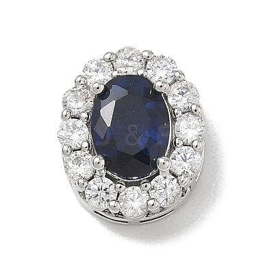 Brass Micro Pave Cubic Zirconia Pendants KK-A300-07P-02-1