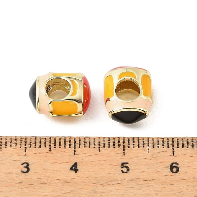 Pencil Brass Enamel European Beads KK-CBA9CBD-20G-1