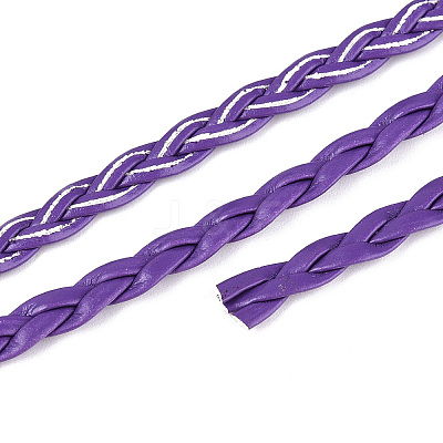 Braided Imitation Leather Cords LC-S002-5mm-09-1