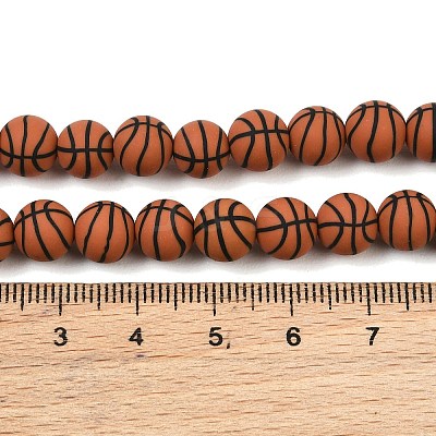 Handmade Polymer Clay Beads Strands PY-CBAEC33-01K-1