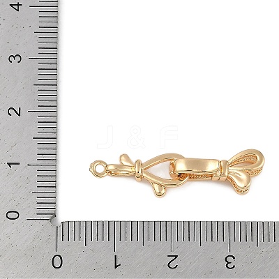 Brass Fold Over Clasps FIND-U017-16G-03-1