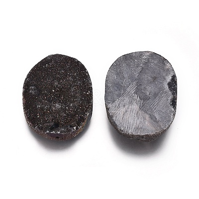 Natural Druzy Agate Beads G-E307-20-1